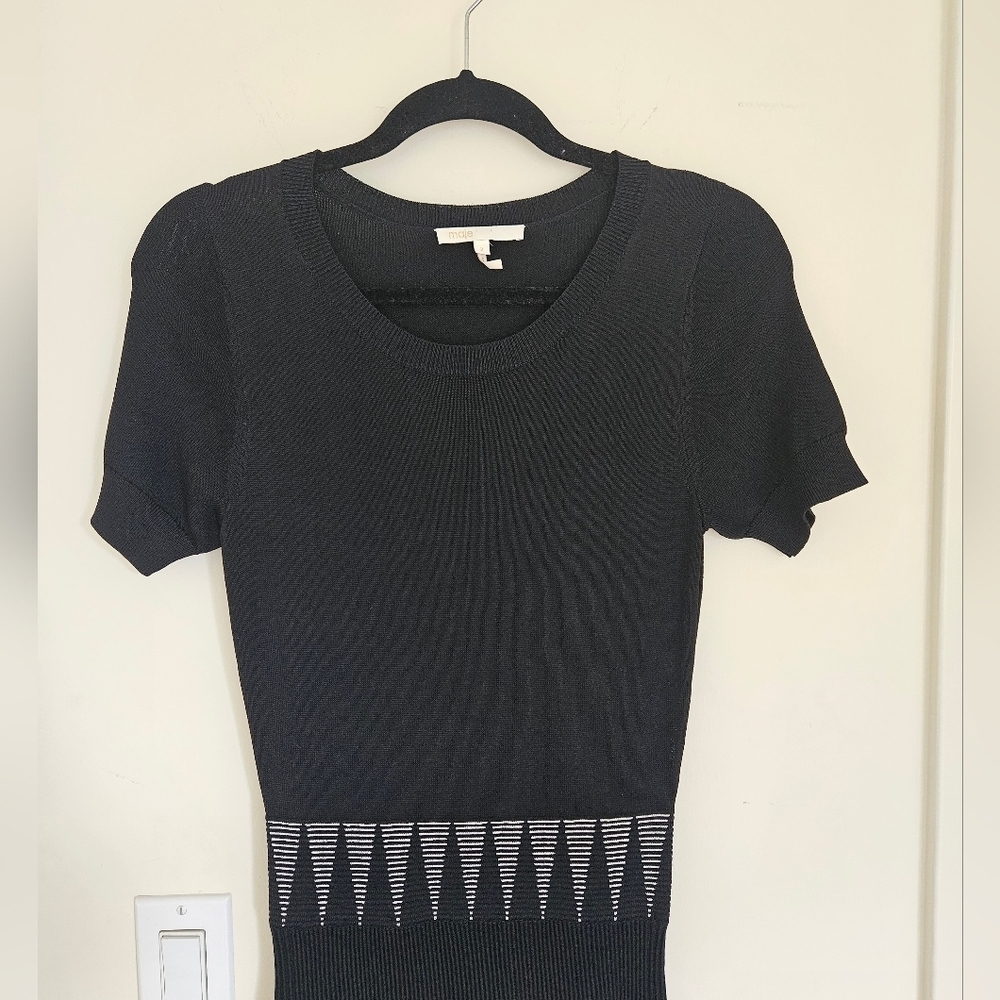 Maje Ralia Knit Skater Dress - Picture 4 of 16